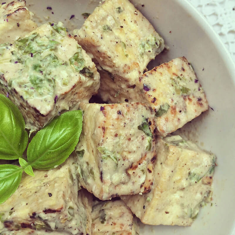 Tofu brouillé aux légumes