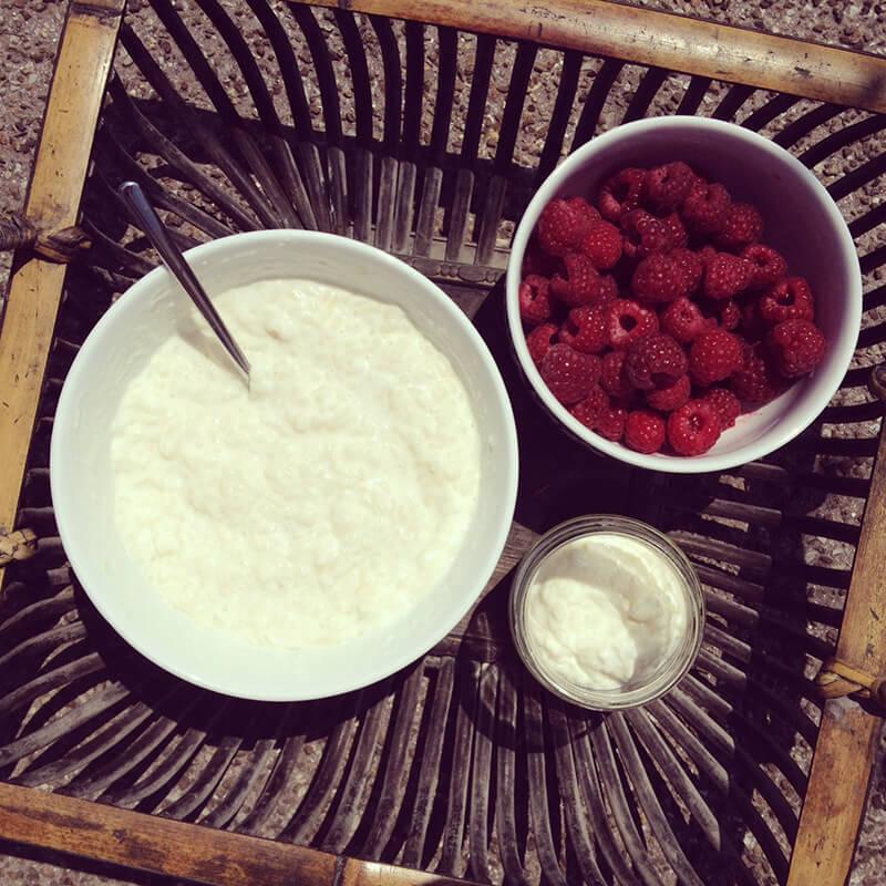 Porridge fruits rouges & noisettes