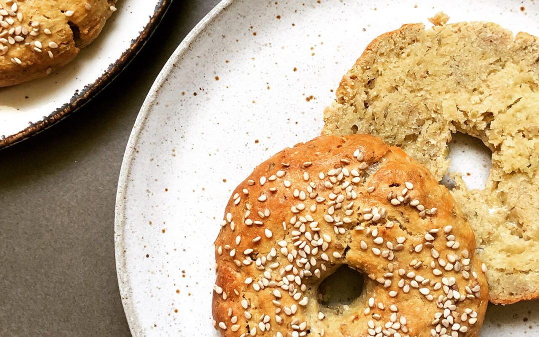 Bagels au fromage & sésame