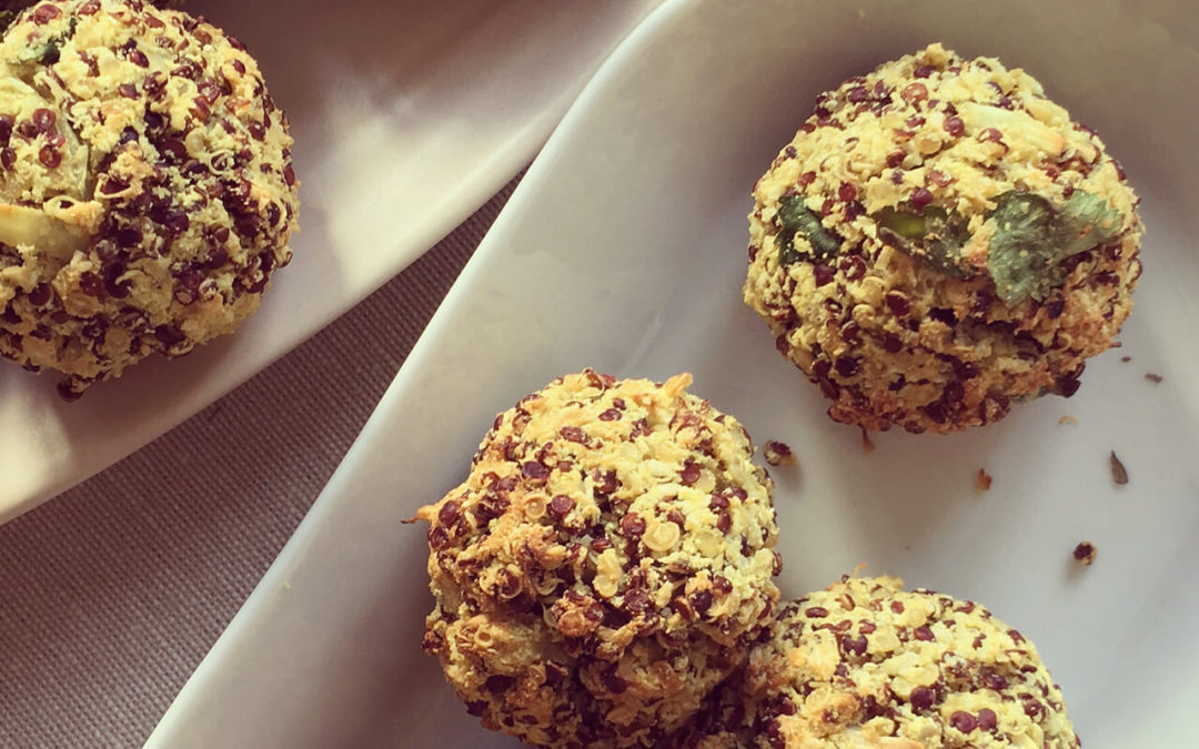 Falafels de quinoa à la noix de coco