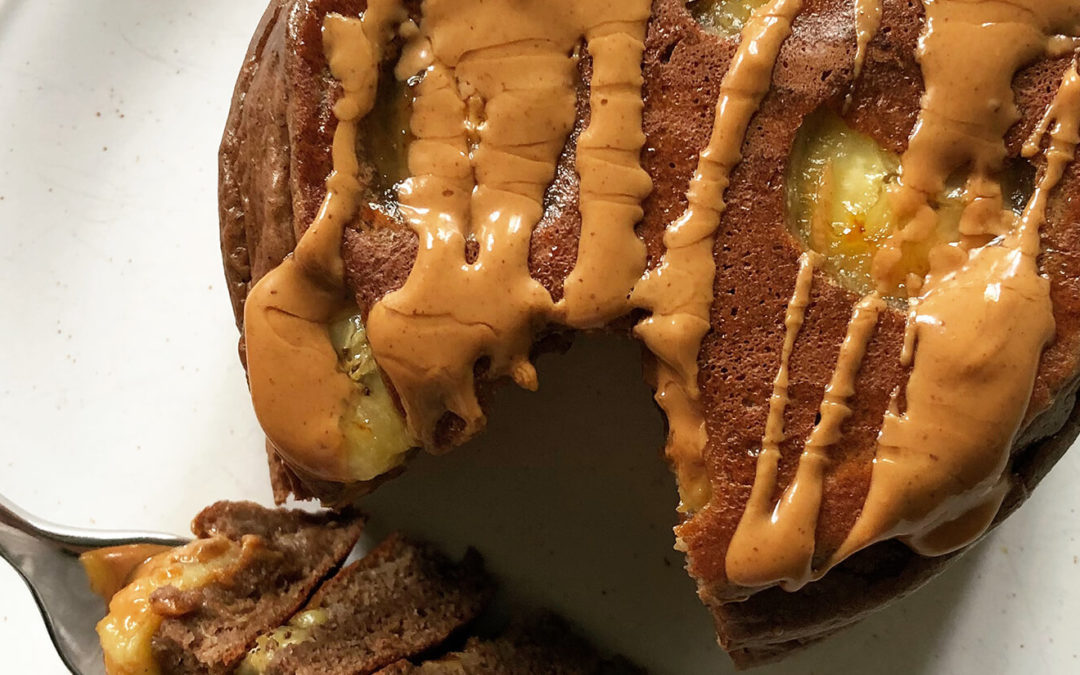 Pancakes protéinés chocolat & banane