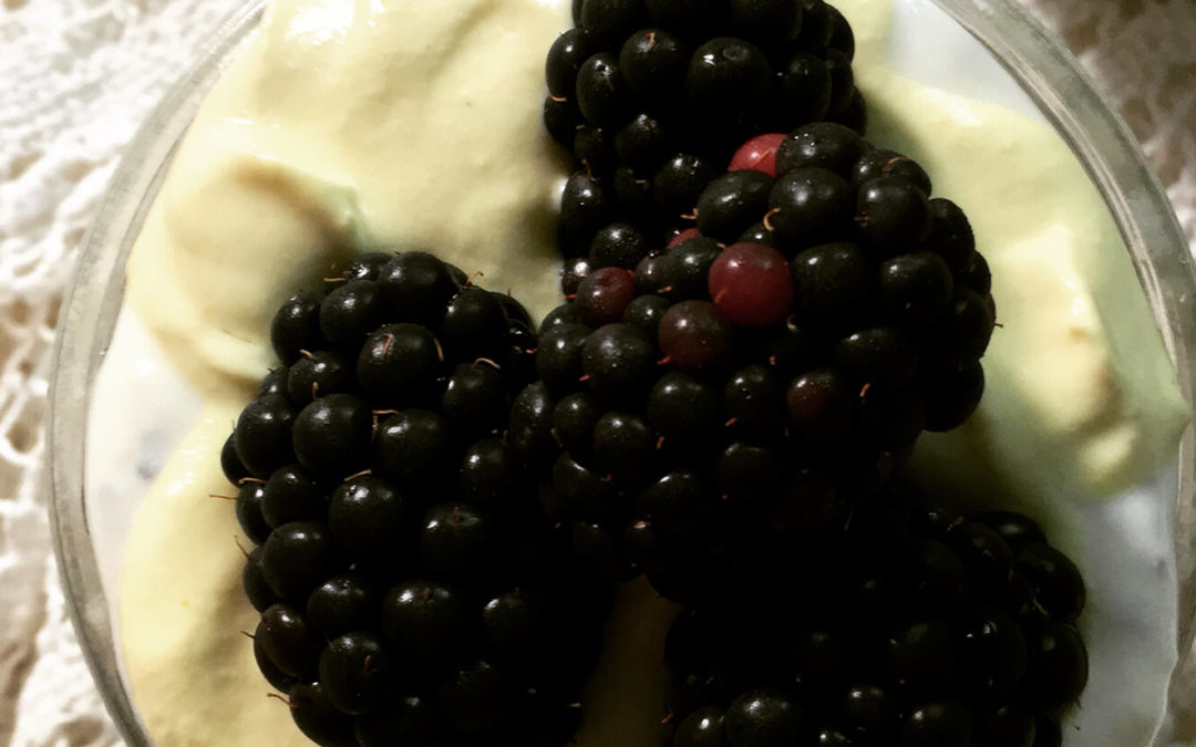 Parfait aux mûres & au citron